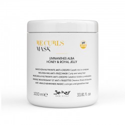 Be Curls Maska do włosów kręconych 1000 ml | Elasticizing Anti-frizz Mask