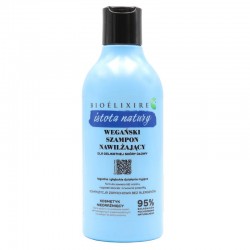 Bioelixire Istota Natury Wegański szampon nawilżający dla delikatnej skóry głowy 400 ml
