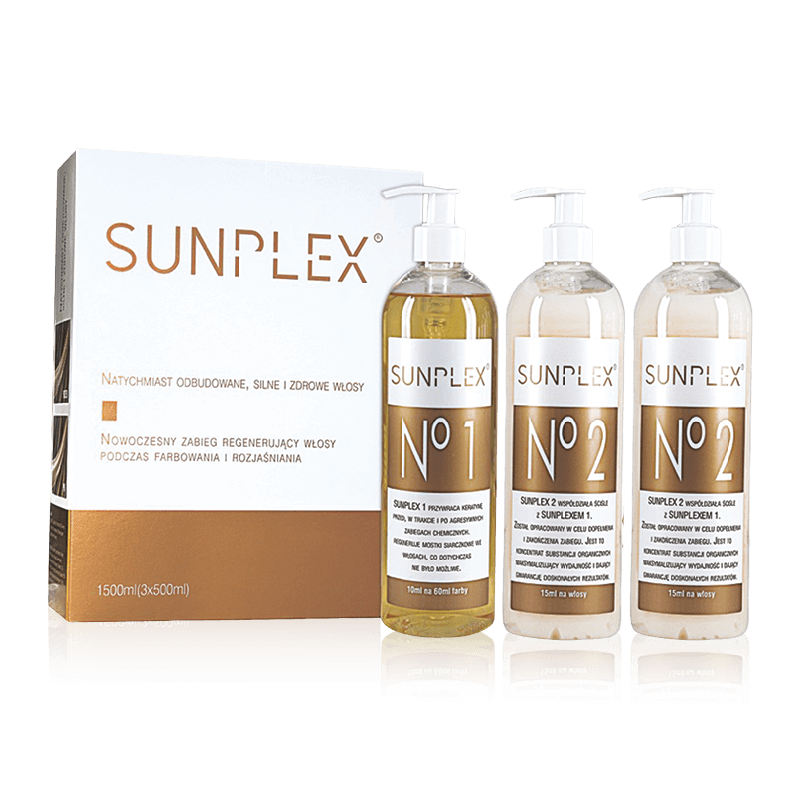 SUNPLEX 3 x 500ml (Zestaw na 50 zabiegów)