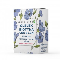 Bioelixire Serum Biotyna, CBD i Len 20 ml