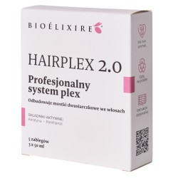 Bioelixire Hairplex 2.0 Profesjonalny system plex 3 x 50 ml Zestaw odbudowujący włosy