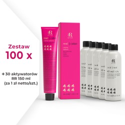 Zestaw 100 farb RR Line + 30 aktywatorów RR 150 ml (za 1 zł netto /szt.)