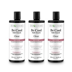Zestaw 3x Bioelixire Expert Be Cool SOFT TOUCH CLEAR Kwasowa farba do włosów 500 ml