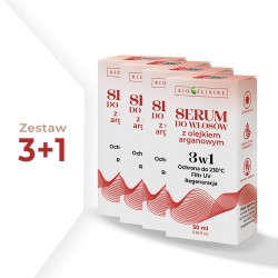 Zestaw 4 x Bioelixire Serum z olejkiem arganowym 50 ml Filtr UV