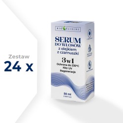 Zestaw 24 x Bioelixire Serum z olejkiem z czarnuszki 50 ml | Filtr UV