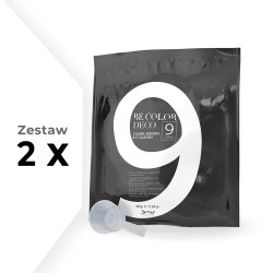 Zestaw 2x Be Color Deco 9 TONES Proszek rozjaśniający 500 g