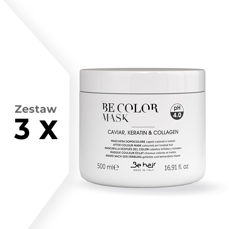 Zestaw 3x Maska Be Color 500 ml