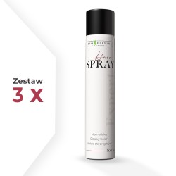 Zestaw 3 x Bioelixire Expert HAIR SPRAY Mocny lakier do włosów 500 ml