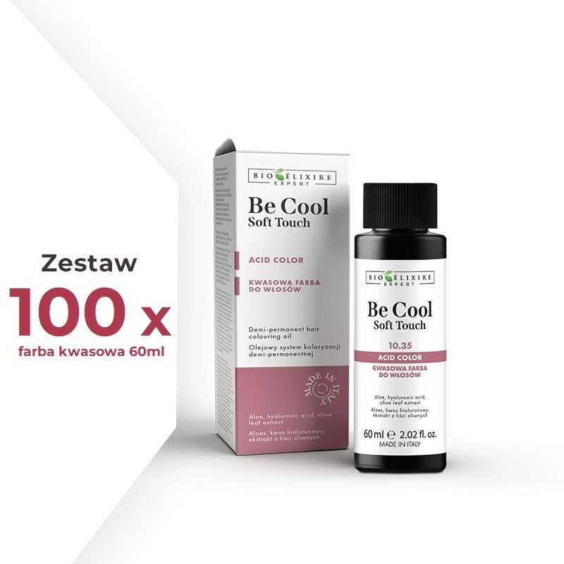Zestaw 100 farb Bioelixire Expert SOFT TOUCH Be Cool