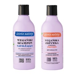 Zestaw Bioelixire Istota Natury Szampon nawilżający + Odżywka z przewagą protein