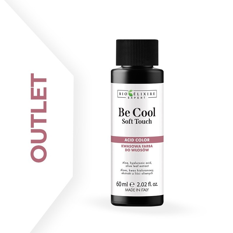 OUTLET Bioelixire Expert Be Cool SOFT TOUCH Kwasowa farba do włosów 60 ml (produkt z wadą opakowania)