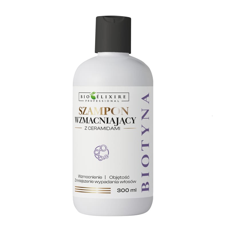 Bioelixire Professional Szampon wzmacniający z biotyną i ceramidami 300 ml