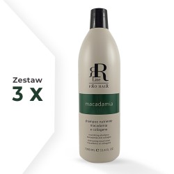 Zestaw 3 szamponów RR Macadamia Star 1000 ml