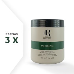 Zestaw 3 masek RR Real Macadamia 1000 ml