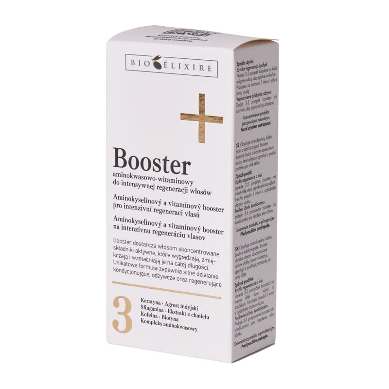 Bioelixire + Booster aminokwasowo - witaminowa do intensywnej regeneracji włosów 50 ml