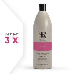 Zestaw 3x RR Real Color Szampon do włosów farbowanych z Goji 1000 ml