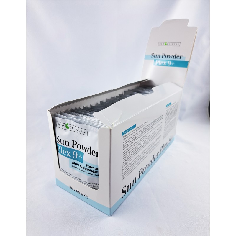 Bioelixire Sun Powder Plex 9+ Proszek rozjaśniający 26x50 g SASZETKI KOMPLET