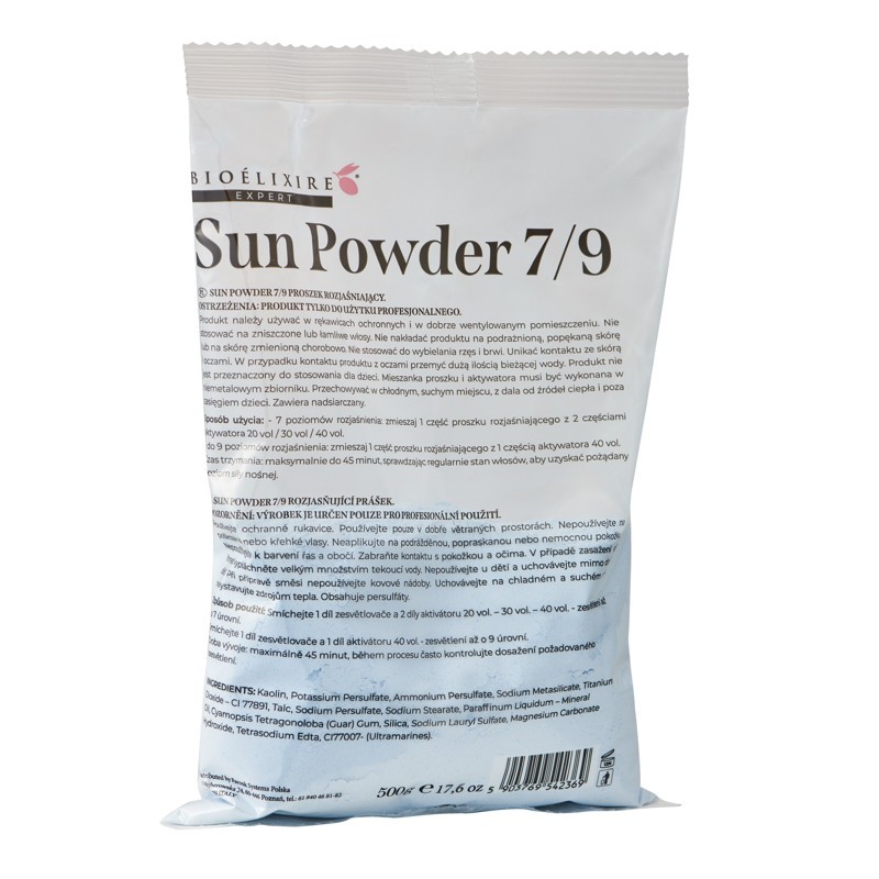 Bioelixire Sun Powder 7/9 Proszek rozjaśniający 500 g