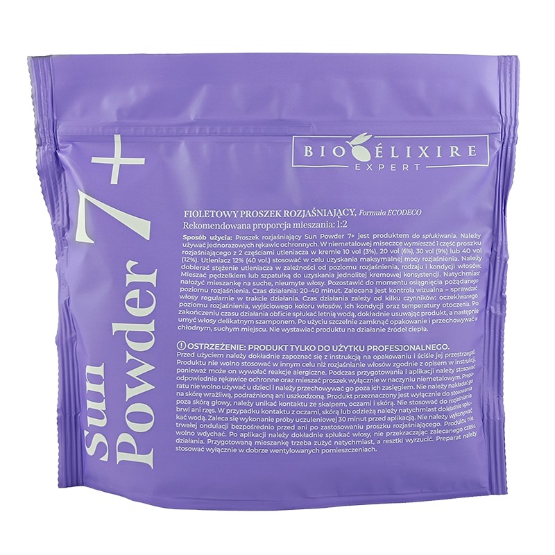 Bioelixire Expert Sun Powder 7+ Proszek rozjaśniający 500 g