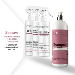 Zestaw Bioelixire Expert Booster, Mgiełka, Spray + Szampon zakwaszający