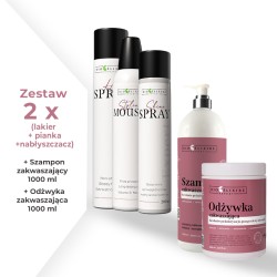 Zestaw Bioelixire Expert 2 x (Lakier, pianka, nabłyszczacz) + gratisy