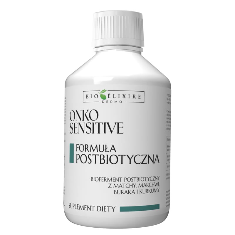 Bioelixire Dermo Onko Sensitive Formuła postbiotyczna Suplement diety 500 ml