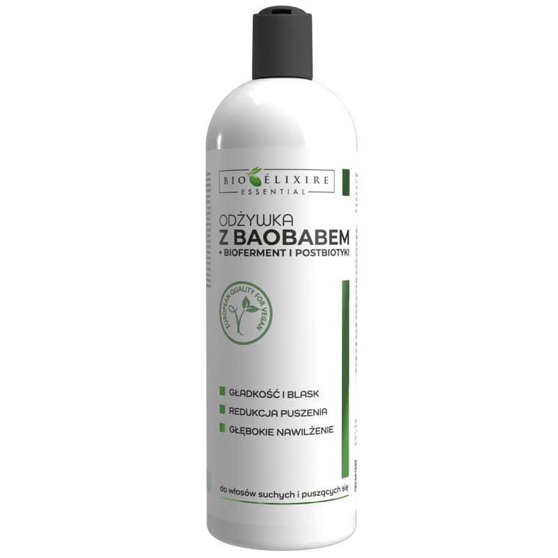 Bioelixire Essential Baobab Wegańska odżywka nawilżająca 500 ml NEW